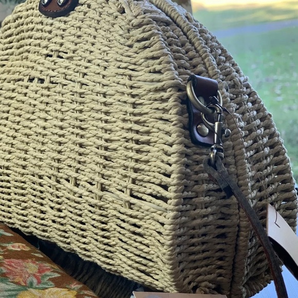 PATRICIA NASH Susella Wicker Handbag Crossbody.  NWT - Picture 4 of 5